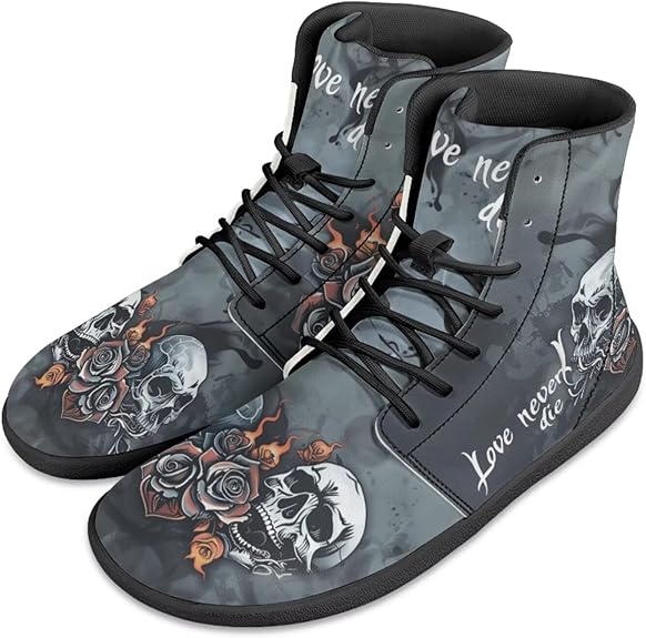 JoyLamoria - sugar skull sneakers womens