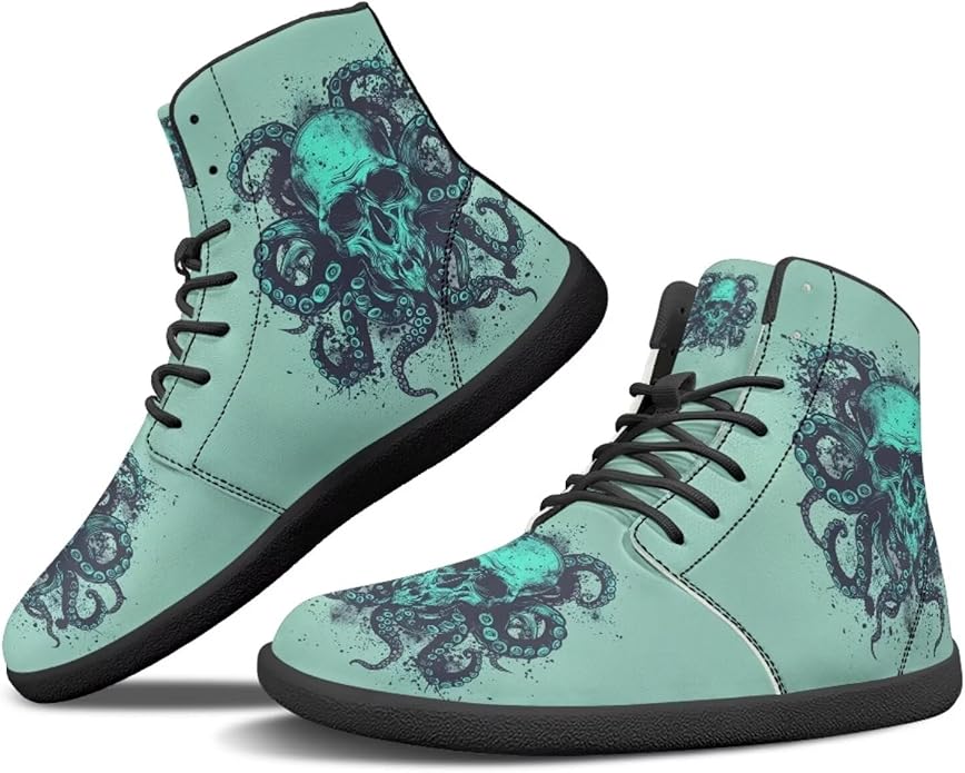 JoyLamoria - sugar skull high tops