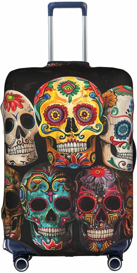 YANYU - sugar skull luggage set