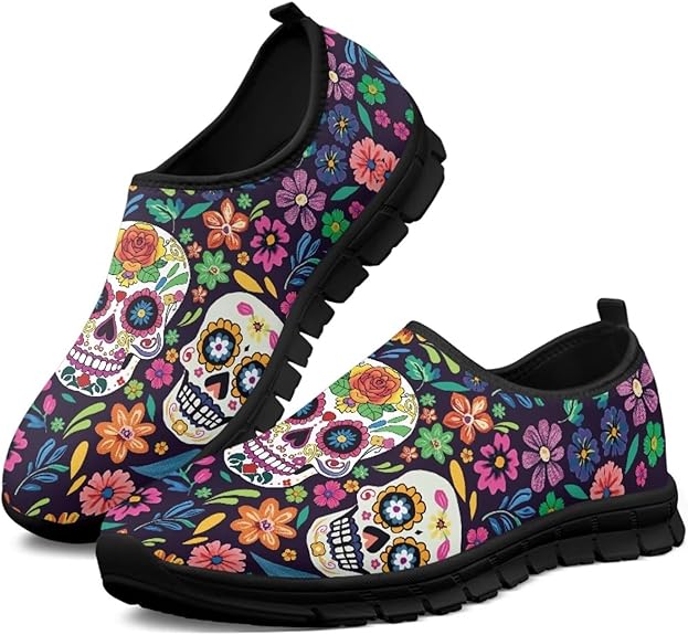 Hsaiyjsp - sugar skull sneakers womens