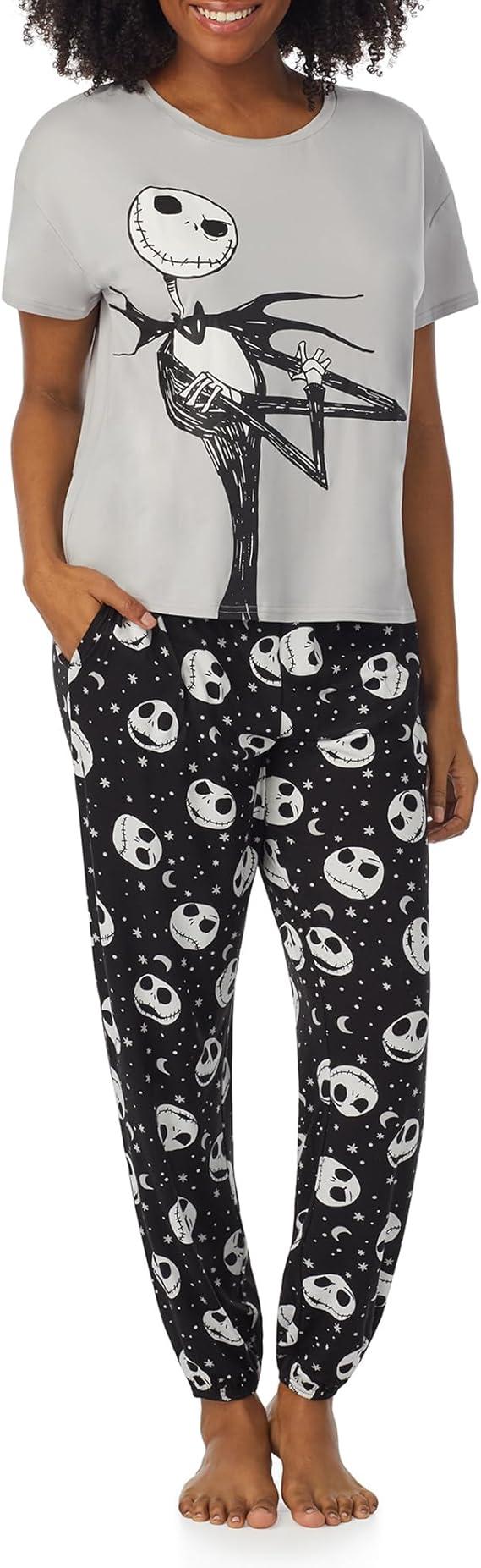 Richard Leeds International - sugar skull pajamas womens
