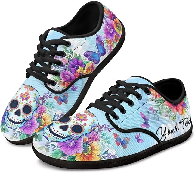 Binienty - sugar skull sneakers womens