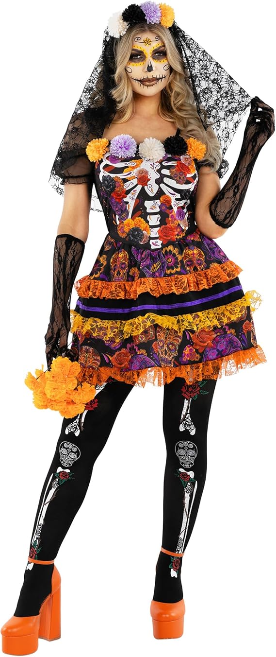 Morph - sugar skull dress womens