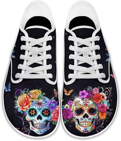 Luzeephang - sugar skull sneakers womens