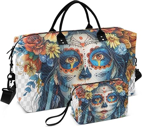 PDZRMY - sugar skull luggage set