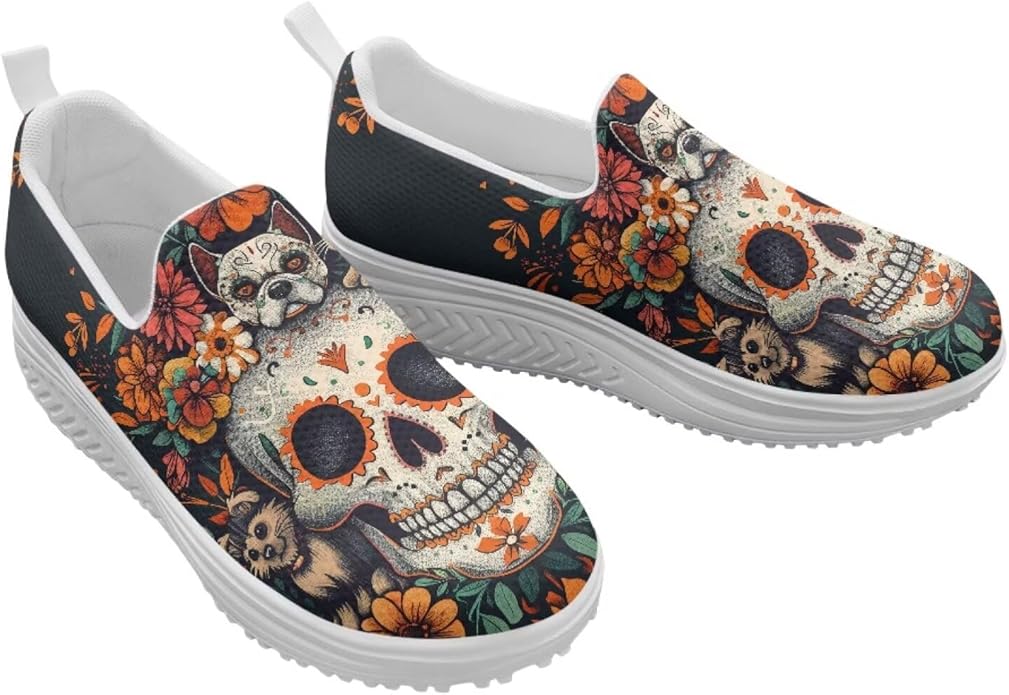Jeiento - sugar skull sneakers womens