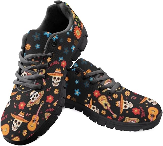 Jeiento - sugar skull sneakers womens