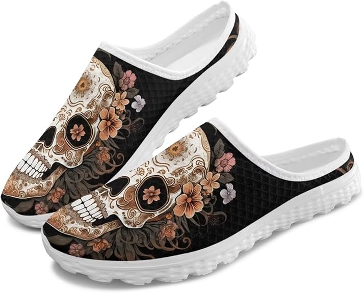 Binienty - sugar skull sneakers womens