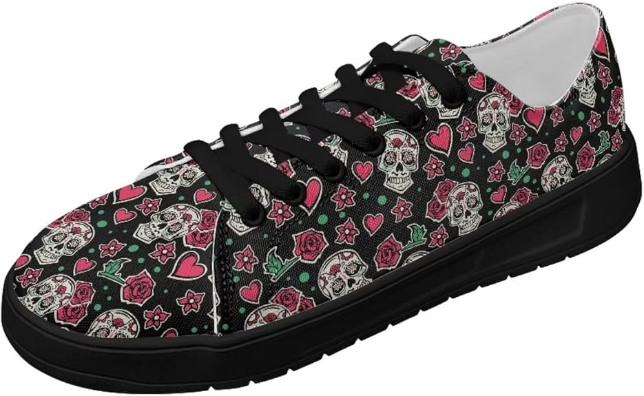 Twousenru - sugar skull sneakers womens