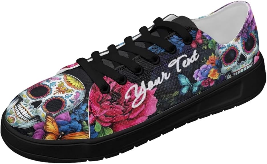 Ecaestolph - sugar skull sneakers womens