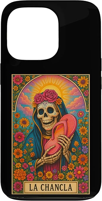 Chancla Survivor, Sugar Skull Mexican Bingo Card - sugar skull flip flops womens