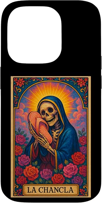 Chancla Survivor, Sugar Skull Mexican Bingo Card - sugar skull flip flops womens