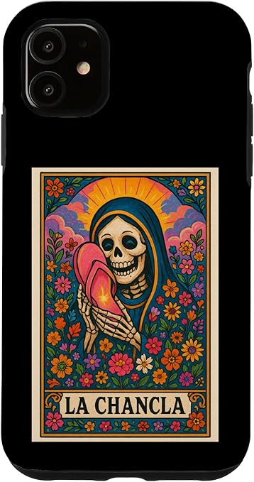 Chancla Survivor, Sugar Skull Mexican Bingo Card - sugar skull flip flops womens