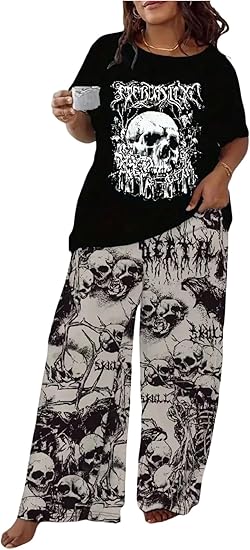 Verdusa - sugar skull pajamas womens