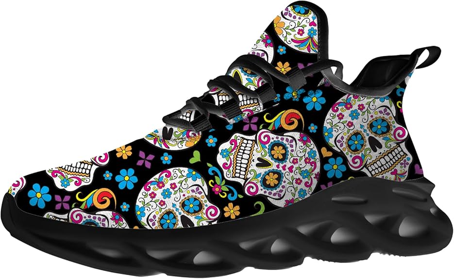 Frimix - sugar skull sneakers womens
