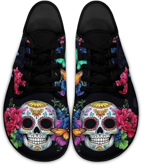Ecaestolph - sugar skull sneakers womens