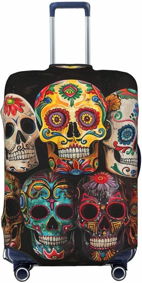 CADREWY - sugar skull luggage set