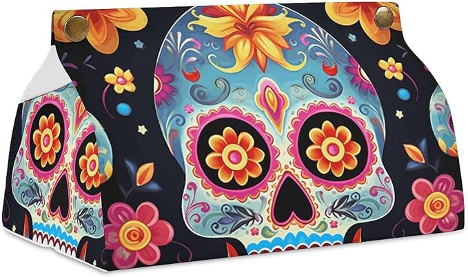 A Gym Artifact, The Canvas Sugar Skulls Printed Yoga Storage Bag Is Durable, Wear-resistant And Does Not Strangle Shoulders. It Is Suitable for Both Men And Women - sugar skull yoga mat