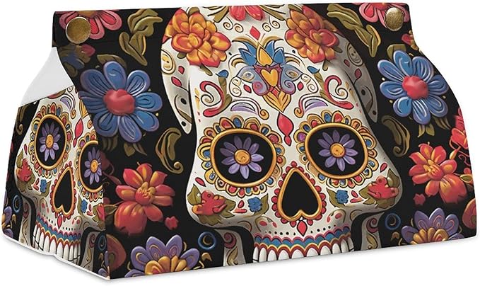 A Gym Artifact, The Canvas Sugar Skulls Printed Yoga Storage Bag Is Durable, Wear-resistant And Does Not Strangle Shoulders. It Is Suitable for Both Men And Women - sugar skull yoga mat