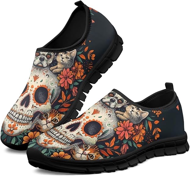 Jeiento - sugar skull sneakers womens