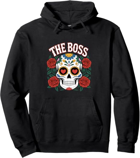 Sugar Skull Shirt Co - sugar skull hoodie mens