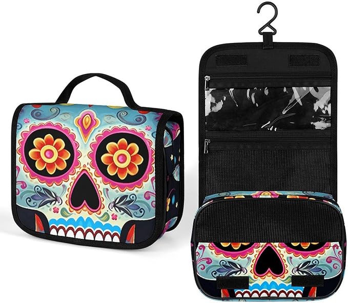 A Gym Artifact, The Canvas Sugar Skulls Printed Yoga Storage Bag Is Durable, Wear-resistant And Does Not Strangle Shoulders. It Is Suitable for Both Men And Women - sugar skull yoga mat
