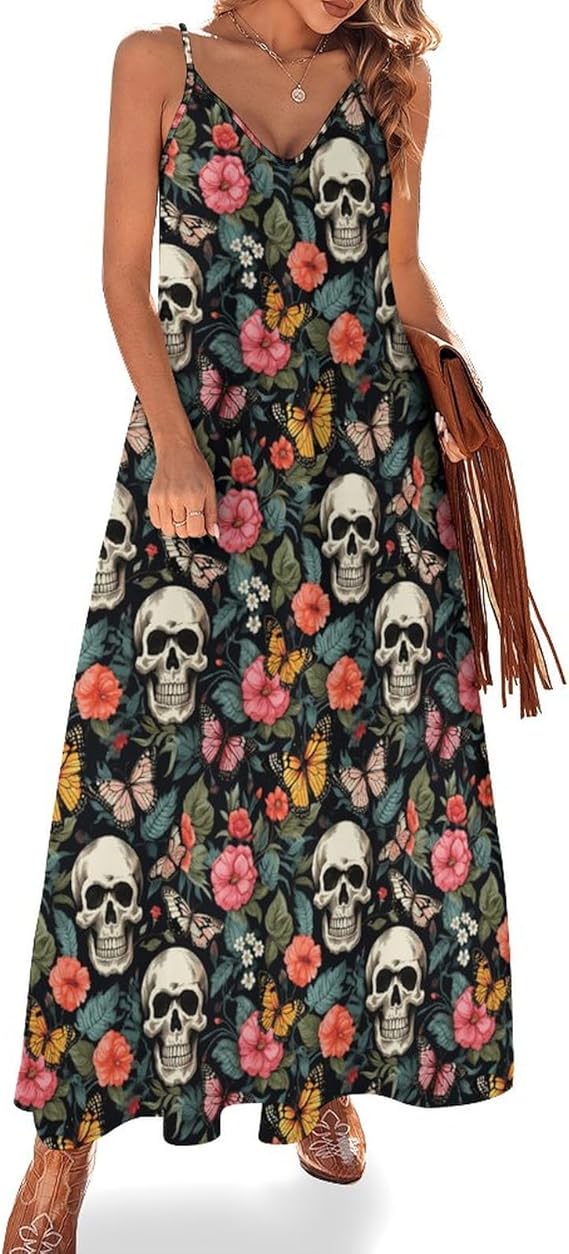 KAOEOSI - sugar skull dress womens