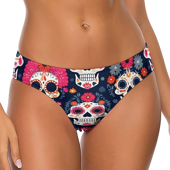 EVLTBVVRT - sugar skull bikini set