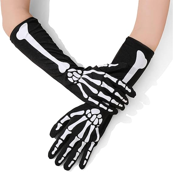 Wellinology - sugar skull winter gloves