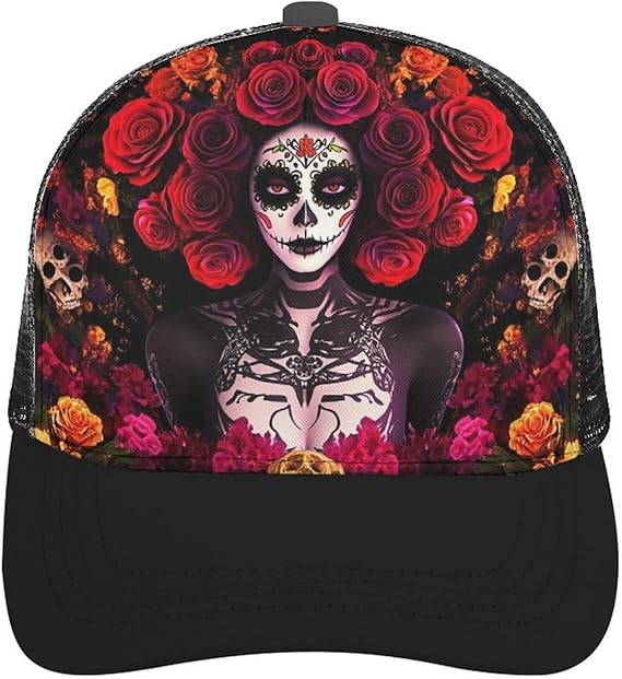 OPOZSDF - sugar skull beanie
