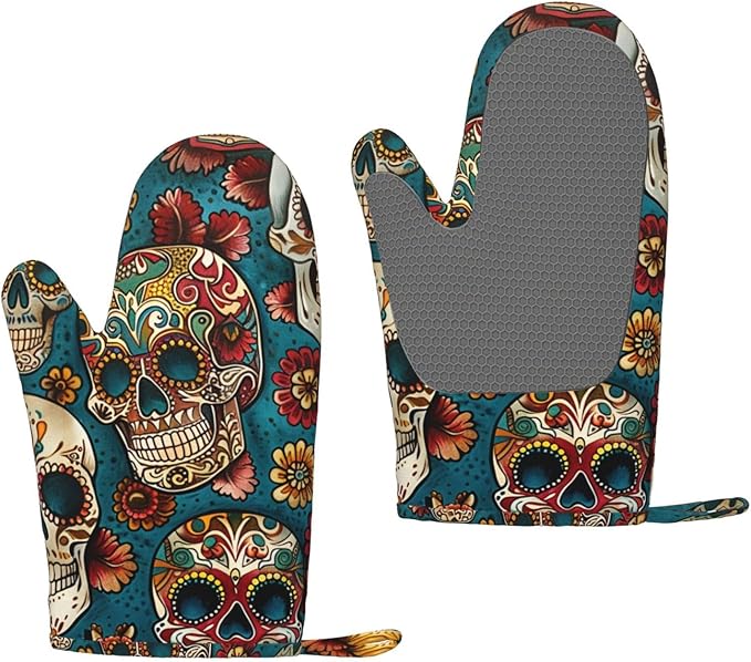 SDTLMNW - sugar skull winter gloves