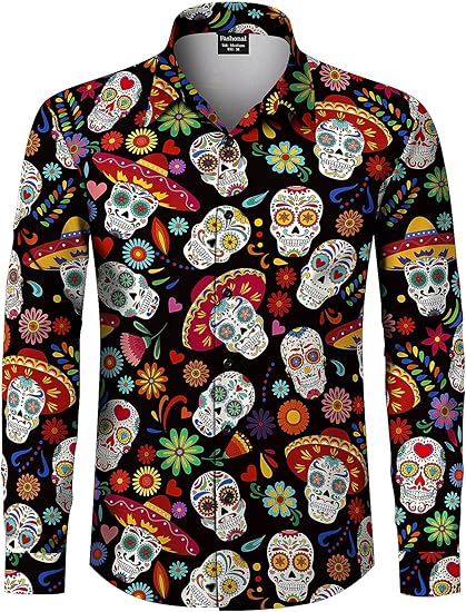 Fashonal - sugar skull dress womens