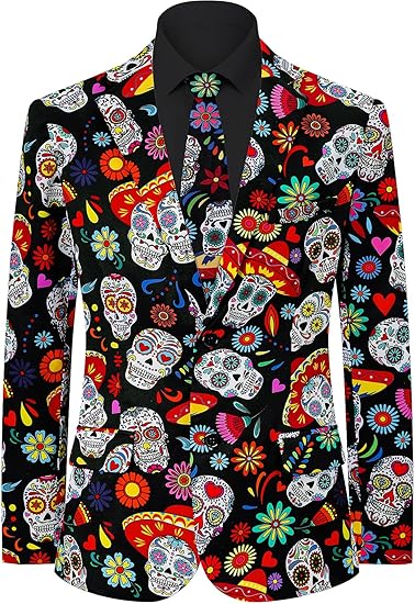 Fashonal - sugar skull coat womens