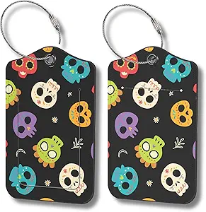 Colorfairy - sugar skull luggage set