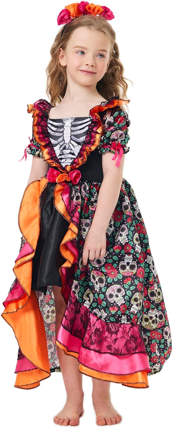 EJWCIG - sugar skull dress womens