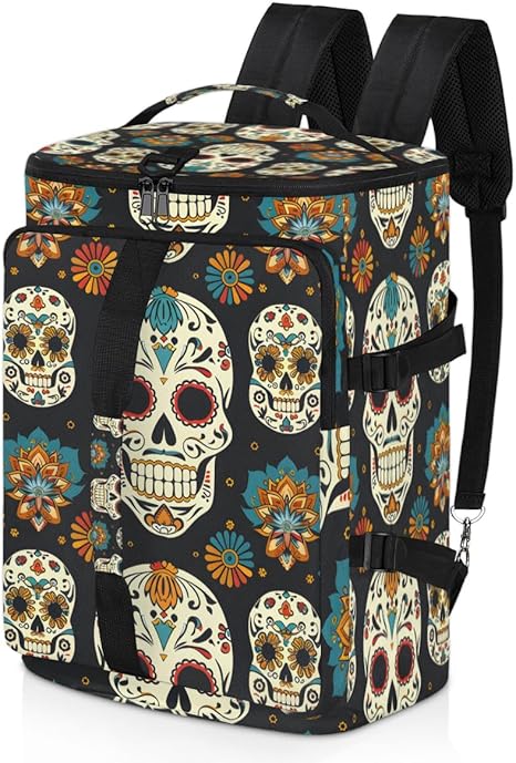 Adornori - sugar skull luggage set