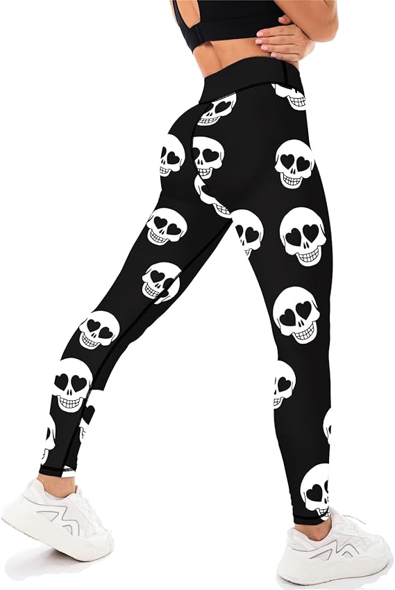 ZPNEW - sugar skull leggings for women