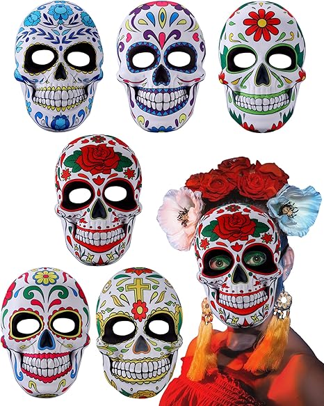 RoundFunny - sugar skull face mask