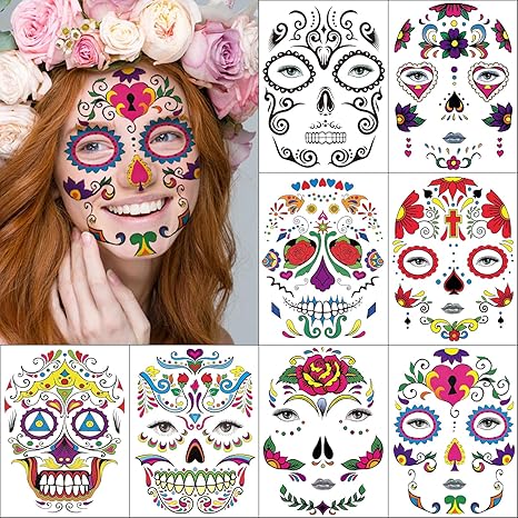 BULEFSEA - sugar skull face mask