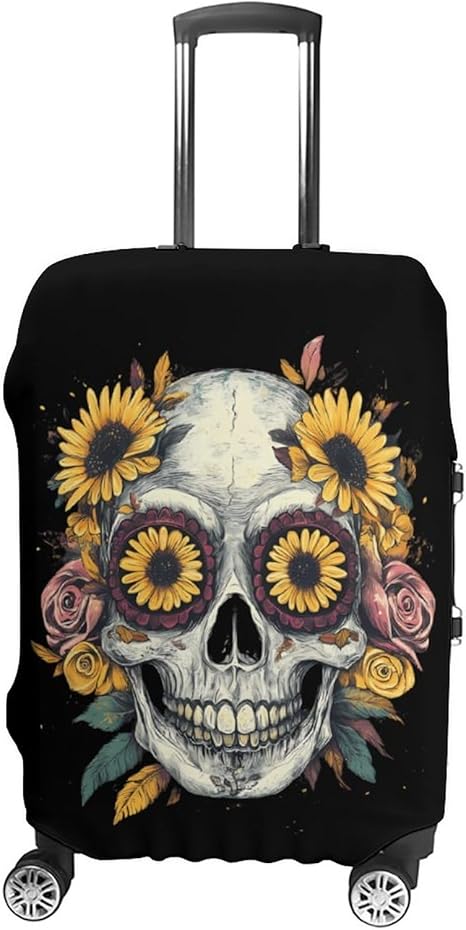 Generic - sugar skull luggage set