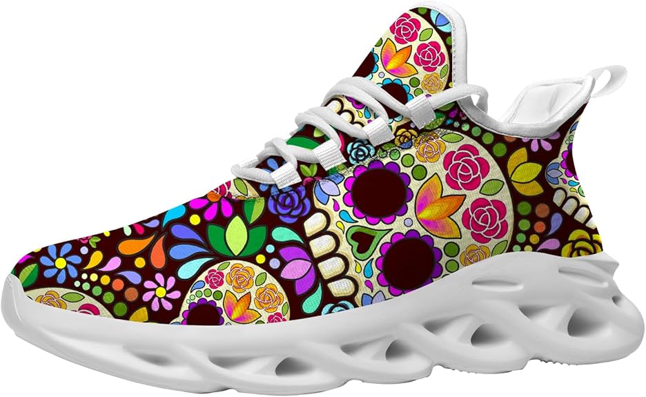 Frimix - sugar skull sneakers womens