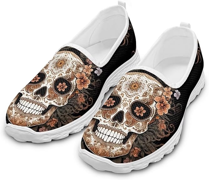 Howilath - sugar skull sneakers womens