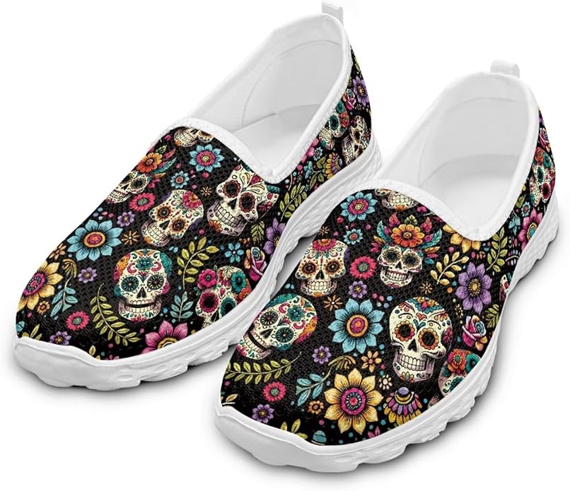 Howilath - sugar skull sneakers womens