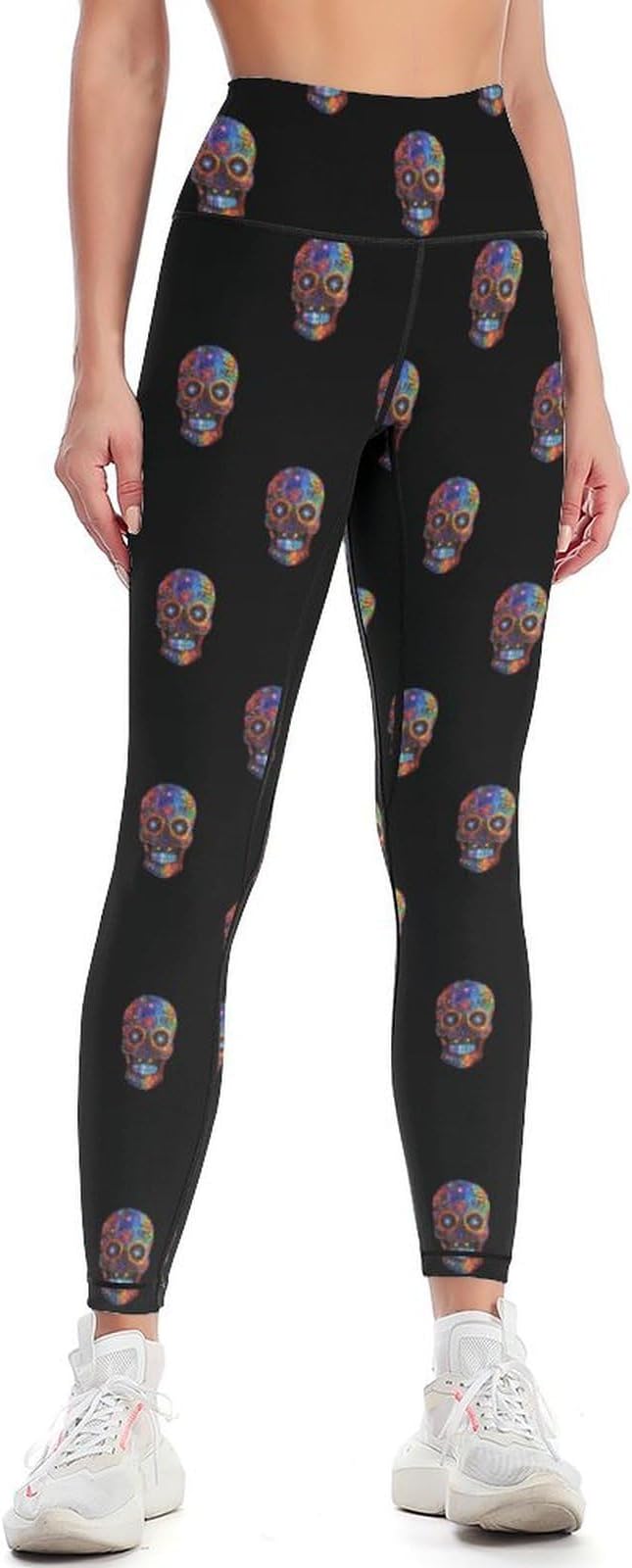 Generic - sugar skull leggings for women