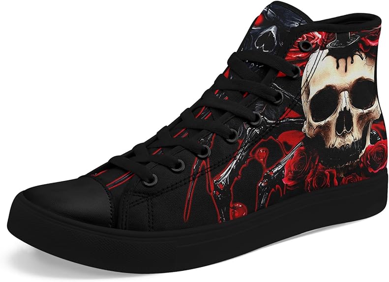 AWSOLE - sugar skull high tops