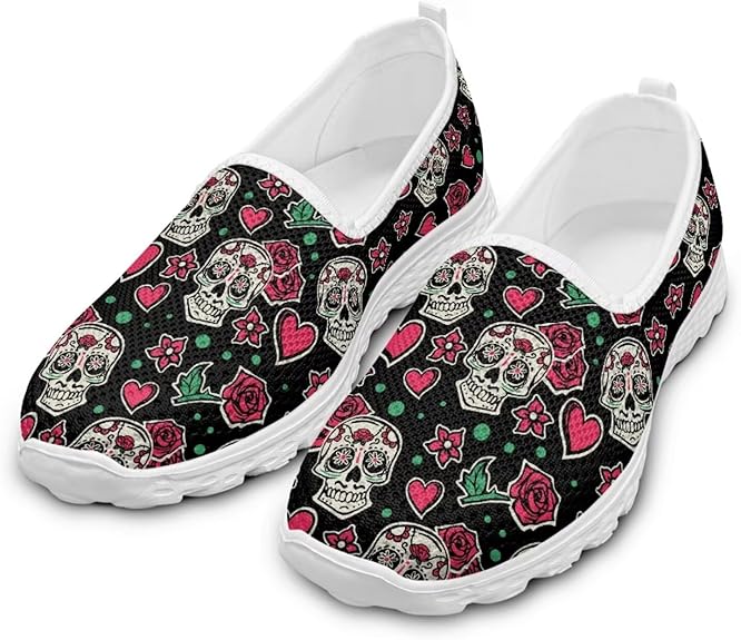 Gekhuqory - sugar skull sneakers womens