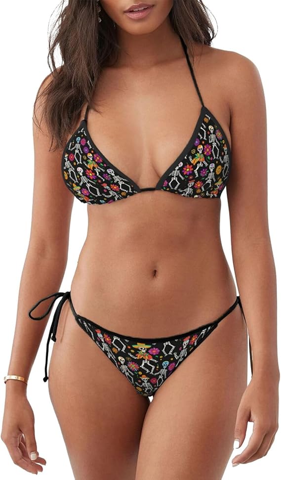 KAOEOSI - sugar skull bikini set