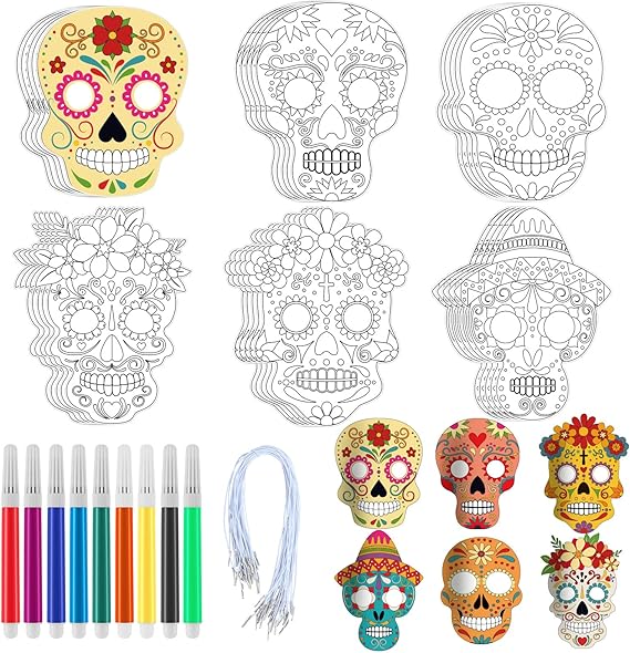 Hollowfly - sugar skull face mask