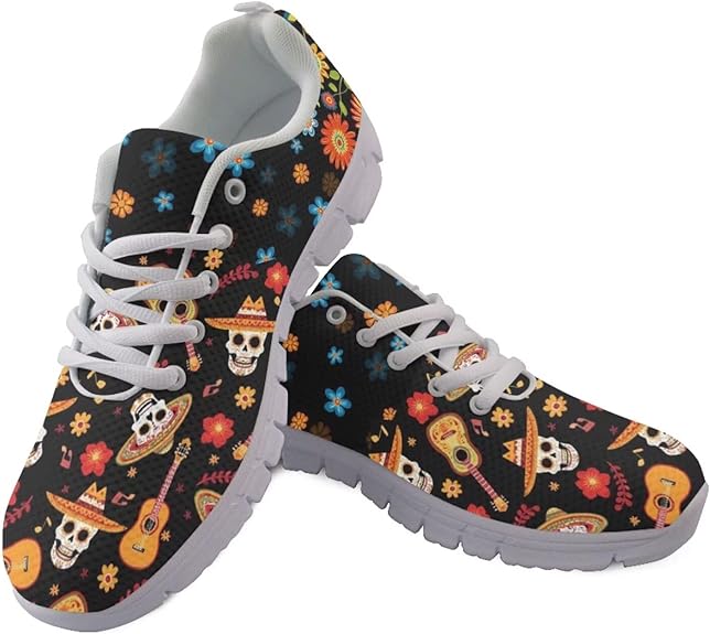GETELINSENG - sugar skull sneakers womens