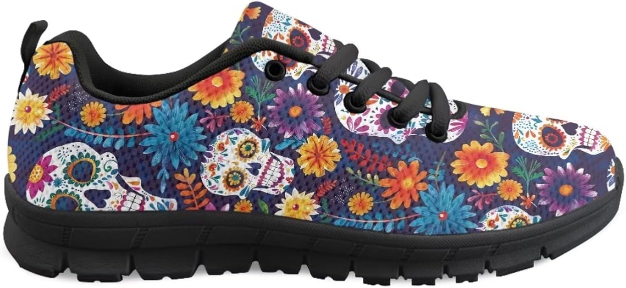 GETELINSENG - sugar skull sneakers womens